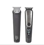 Бездротова машинка для стрижки волосся VGR V-105 Тример для вусів та бороди з насадками 5 в 1, фото 2