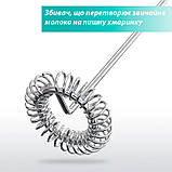 Капучинатор/спінювач/збивач молока електричний KLT A0 чорний (GS-103054), фото 2