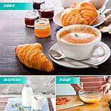 Капучинатор/спінювач/збивач молока електричний KLT A0 чорний (GS-103054), фото 8