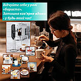 Капучинатор/спінювач/збивач молока електричний KLT A0 чорний (GS-103054), фото 9