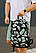 Рюкзак унісекс з принтом, шкільний, міський 40х30х20 см, фото 8