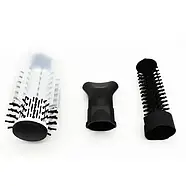 Стайлер фен щітка гребінець для волосся браш яка обертається з насадками Gemei GM-4828 3 в 1, фото 6