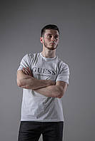Мужская футболка спортивная Гесс. Футболка мужская с принтом Мужские футболки Лето Guess.