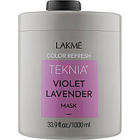 Маска для обновления цвета фиолетовых оттенков волос Lakme Teknia Color Refresh Violet Lavender Mask 1000 мл