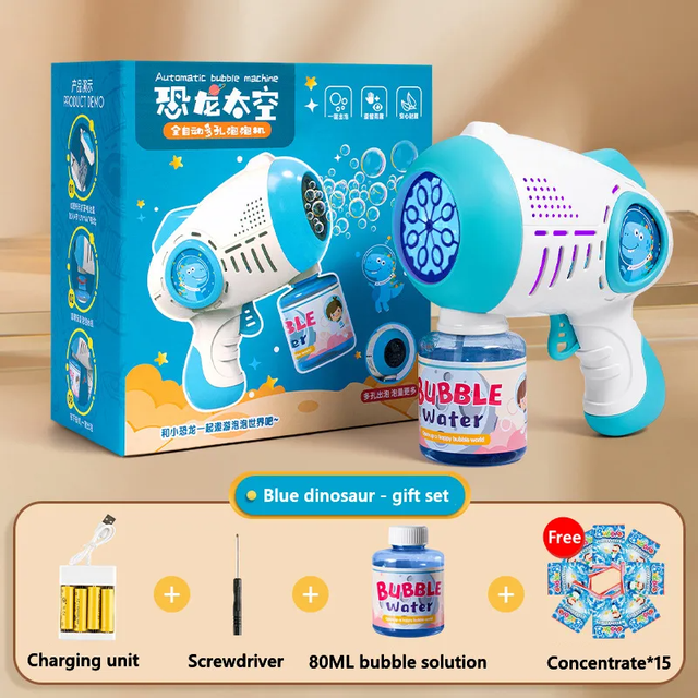 Акумуляторний пістолет для мильних бульбашок Dinosaur Space Electric Bubble Gun | Мильні бульбашки (ID#-9082004242882331342), ціна: 755.16 ₴, купити на Prom.ua Акумуляторний пістолет для мильних бульбашок Dinosaur Space Electric Bubble Gun | Мильні бульбашки (ID#-9082004242882331342), ціна: 755.16 ₴, купити на Prom.ua