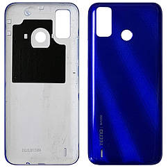 Задня кришка Tecno Spark 6 Go KE5j KE5k (синя оригінал Китай)