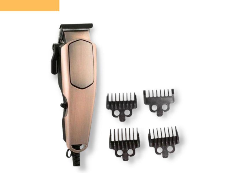 Професійна машинка для стрижки волосся з насадками XRPO V-131 золота (41262-131_393), фото 1