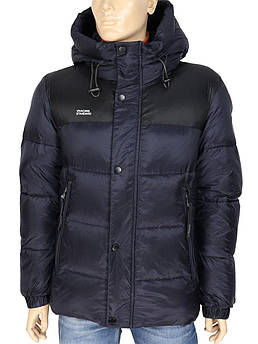 Темно-синя зимова чоловіча куртка Vivacana 21AW7020M Blue