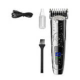 Професійна акумуляторна машинка для стрижки волосся триммер XRPO VGR-072 сіра (41246-072_306), фото 3