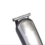 Професійна акумуляторна машинка для стрижки волосся з насадками триммер XRPO V-105 чорна (41421-15918_585), фото 3
