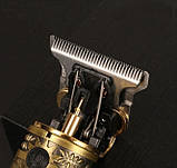 Професійна бездротова машинка для стрижки волосся з насадками XRPO KM-700B жовта (KM-700B_429), фото 5