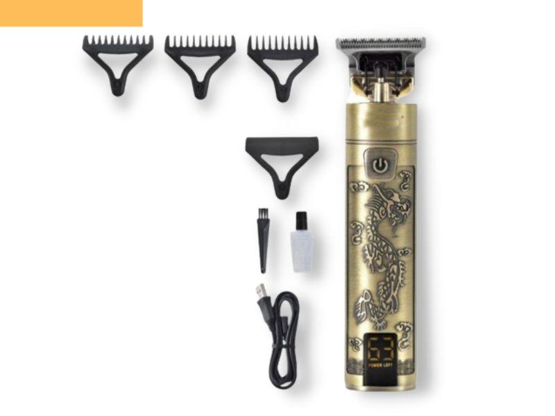 Професійна бездротова машинка для стрижки волосся з насадками XRPO VGR-076 жовта (41247-076_459), фото 1