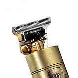 Професійна бездротова машинка для стрижки волосся з насадками XRPO VGR-076 жовта (41247-076_459), фото 5