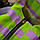 Літня сумка квадратна яскравих кольорів "Forever love" (Леопард, Малиновий) Розмір: 39х15х30 см, фото 3