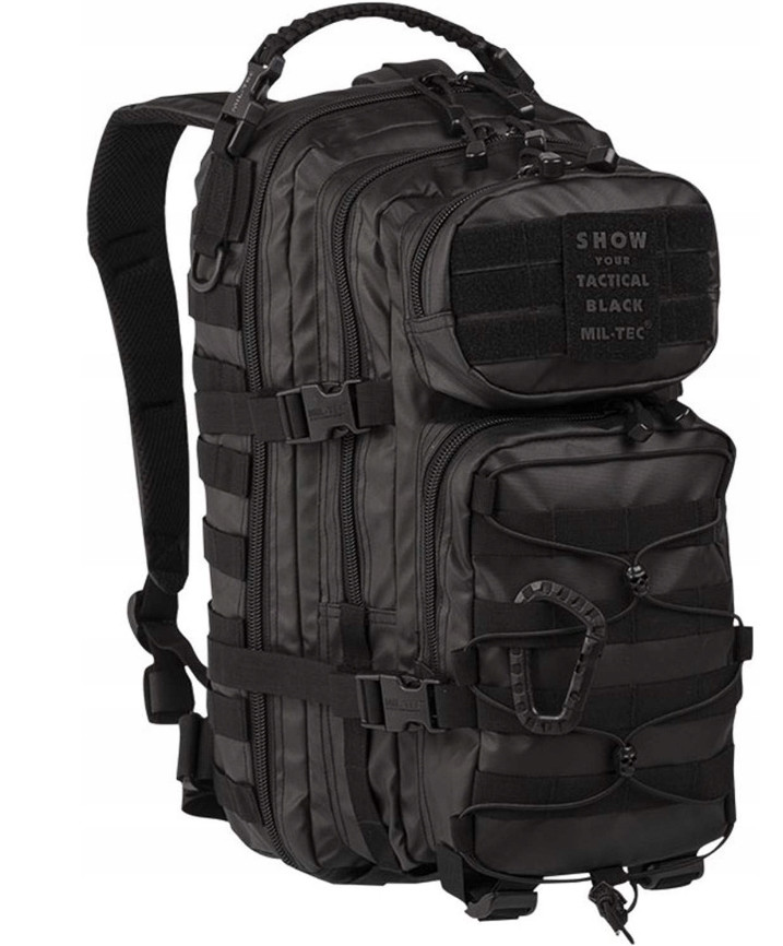 Рюкзак тактичний 36 л Mil-Tec Assault Tactical Black Large 14002288, фото 1