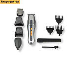 Професійна машинка для стрижки волосся та бороди з насадками XRPO GM-581 сіра (GM-581_456), фото 2