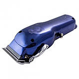 Професійна бездротова машинка для стрижки волосся з насадками XRPO VGR-679 синя (41223-679_437), фото 3