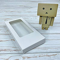 *10 шт* / Коробка / 160х80х17 мм / Біла / вікно-звичайне