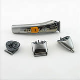 Професійна машинка для стрижки волосся та бороди з насадками XRPO KM-580A сіра (lp-90075_475), фото 5