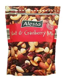 Горіхи Alesto Snack Mix Nut & Cranberry Mix 200g