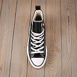 Кеди жіночі на платформі Converse Chuck 70 Hi Black\White, фото 5