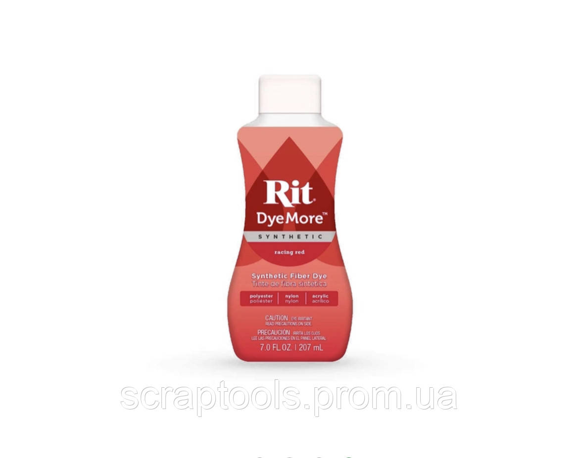 Барвник для одягу і синтетичної тканини Rit DyeMore Racing Red