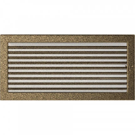 Решітка чорно-золота з жалюзями 22x45, фото 1