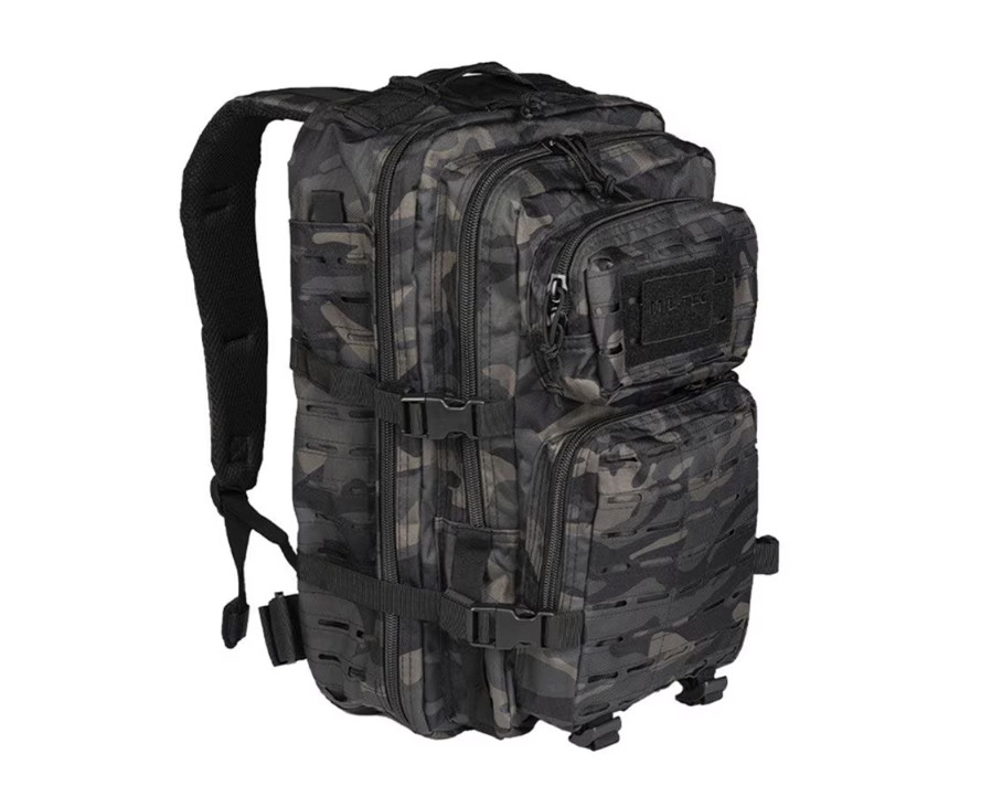 Рюкзак тактичний Mil-Tec US Assault Pack Laser Cut Large 36 л Dark Camo 14002780, фото 1