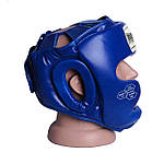 Боксерський шолом тренувальний PowerPlay 3043 Синій XS, фото 6