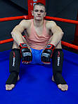Рукавиці для MMA PowerPlay 3058 Чорно-Червоні S, фото 7