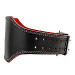 Пояс для важкої атлетики Power System PS-3030 Elite Edition шкіряний Black L, фото 4