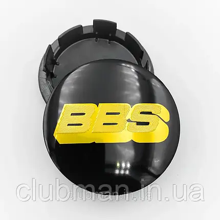 Ковпачки (заглушки) на литі диски BBS 65 мм Чорні (3B7601171), фото 1