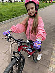 Велорукавички PowerPlay 001 Єдинорог фіолетові 2XS, фото 5