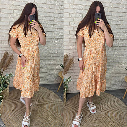 Вишукана жіноча сукня, тканина "Софт" 44, 46, 48 розмір 44, фото 1