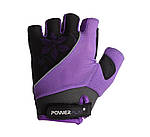 Велорукавички жіночі PowerPlay 5281 D Фіолетові XS, фото 3