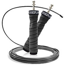 Скакалка швидкісна на підшипниках PowerPlay 4208 Fitness Jump Rope Чорна (3m.)