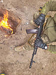 Рукавички тактичні шкіряні без пальців TACTIGEAR PS-8801 Patrol Black L, фото 9