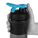 Шейкер спортивний (пляшка) BlenderBottle SportMixer Flip 28oz/820ml Black/Teal, фото 3