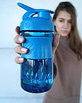 Шейкер спортивний (пляшка) BlenderBottle SportMixer Flip 20oz/590ml Cyan (Original), фото 8