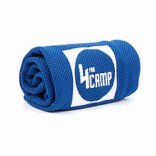 Охолоджувальний рушник для фітнесу та спорту 4CAMP з мікрофібри CT01 синій 100*30см.