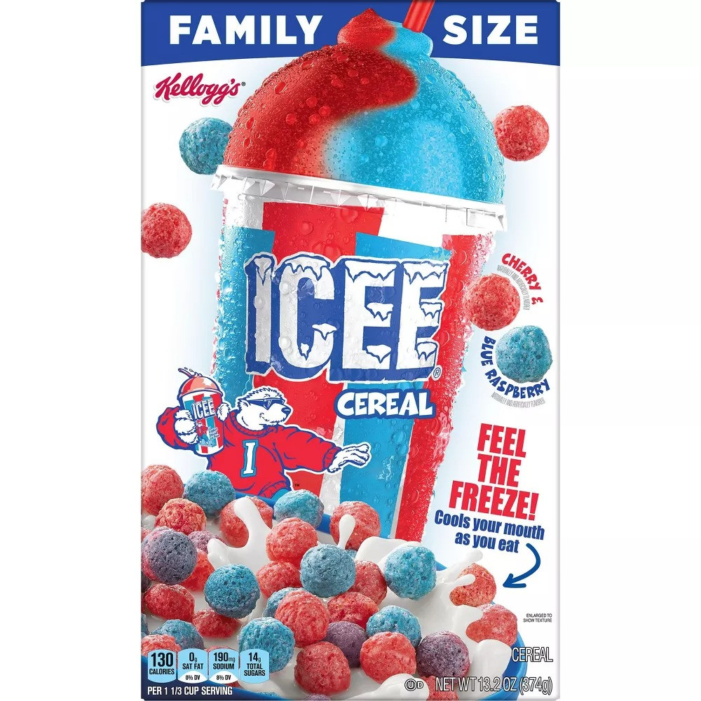 Сухий сніданок Kellogg's Icee Cereal 374 g