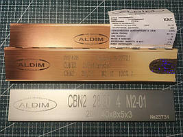 Ельборовий брусок МО 200х40х8х5 ALDIM. Зерно 28/20 — чистове заточування.