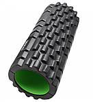 Масажний ролик (роллер) Power System PS-4050 Fitness Foam Roller Black/Green (33x15см.), фото 2
