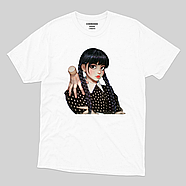 Футболка дитяча з прикольним принтом «Венсдей і рука», фото 2