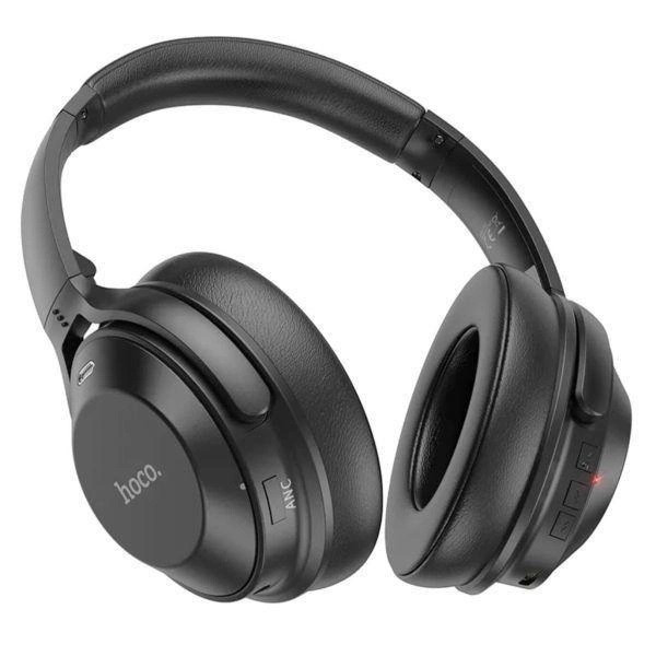 Бездротові Bluetooth-навушники з активним шумопоглинанням Hoco W37 Чорні
