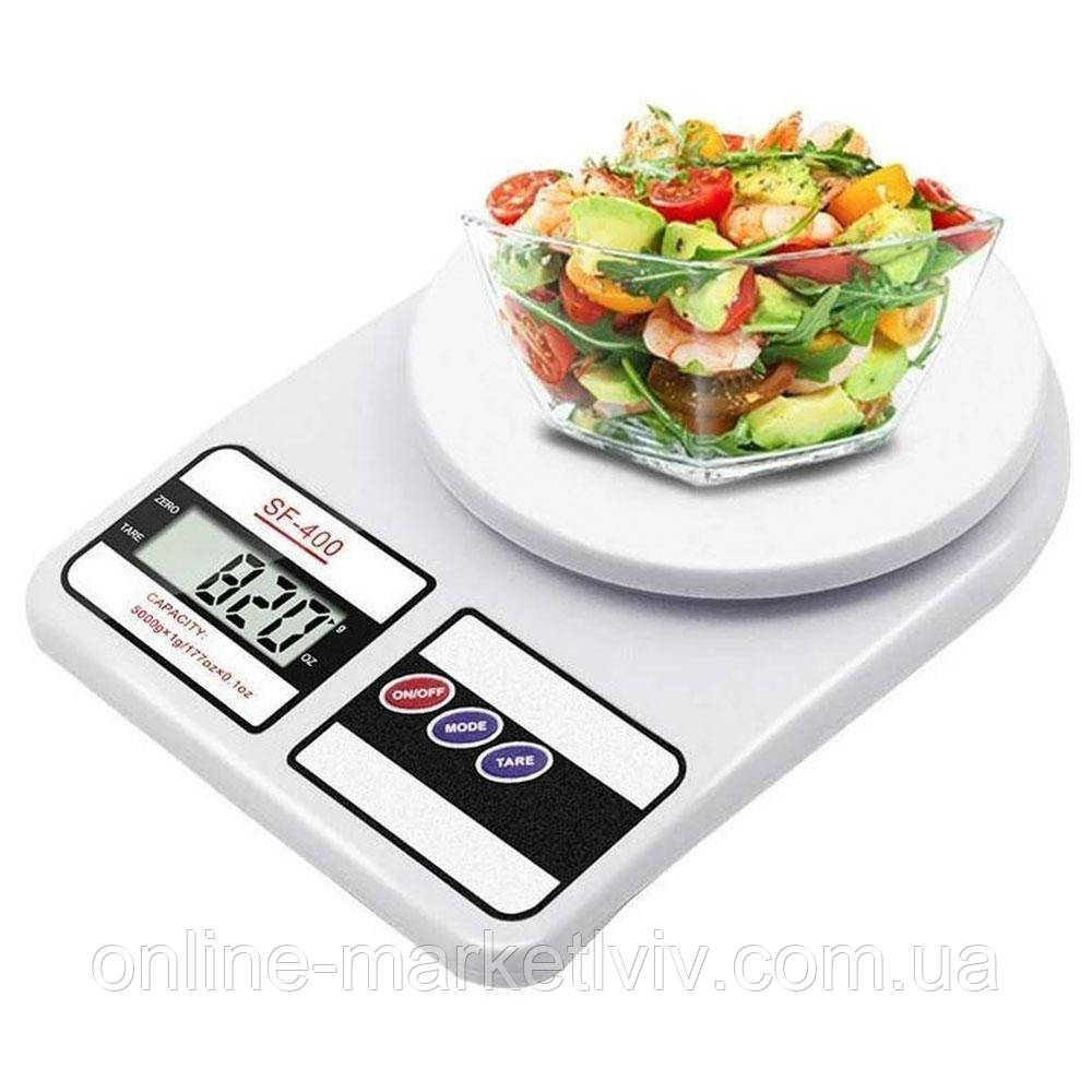 Купить Кухонные весы до 10 кг, от батареек, SF 400 / Бытовые настольные ...