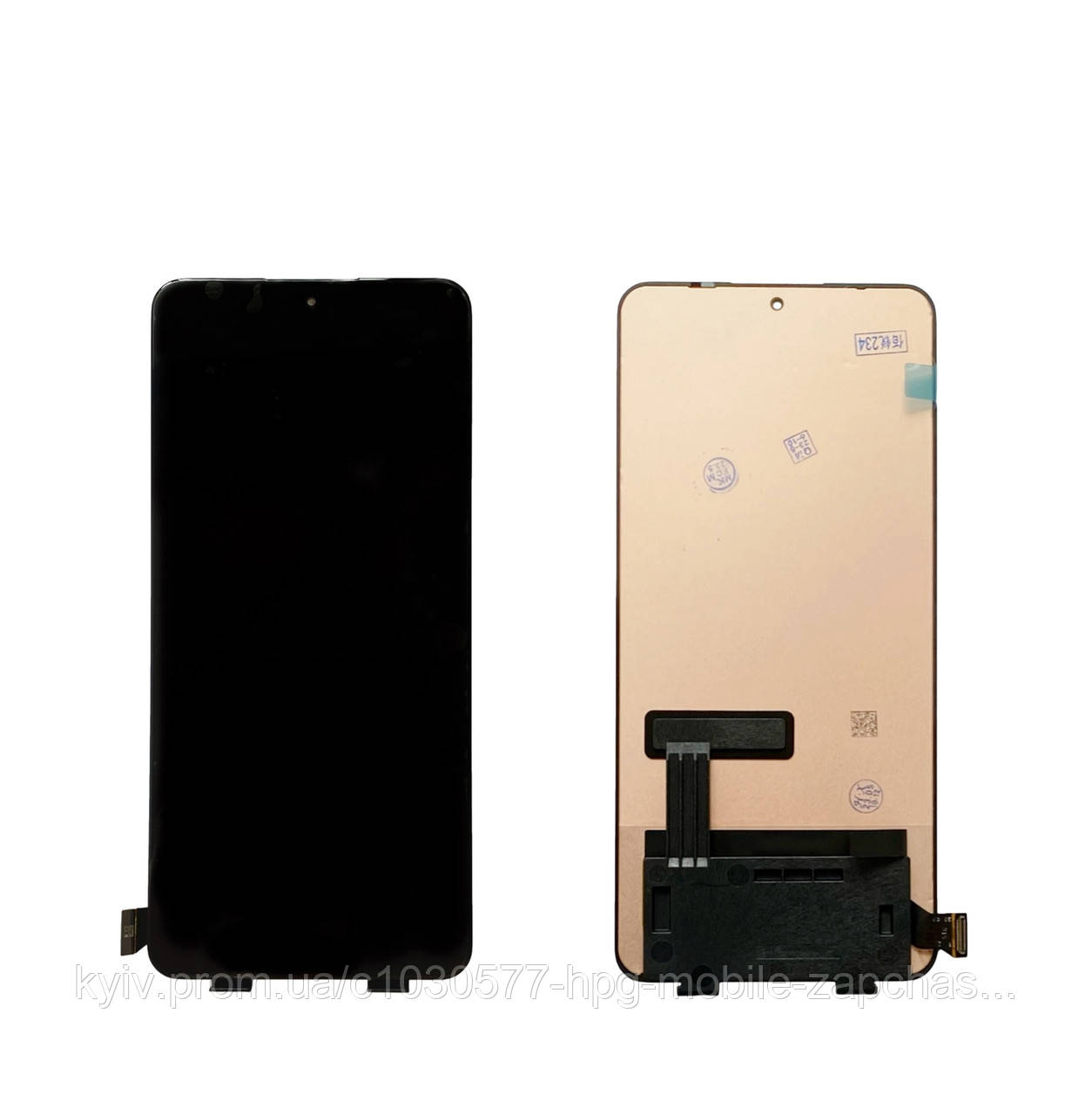 Дисплей Xiaomi 12T / Xiaomi 12T Pro модуль у зборі, чорний (OLED, оригінал), фото 1