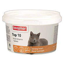 Мультивитамины Beaphar (Беафар) Top 10 для кошек, 1 таблетка