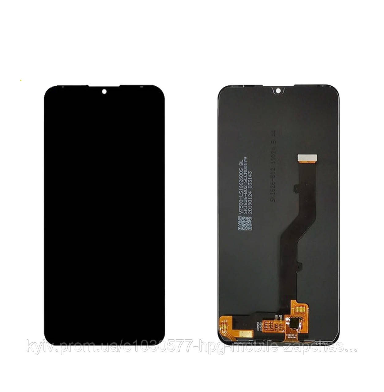 Дисплей ZTE Blade V10 Vita модуль в зборі, чорний, оригінал, фото 1