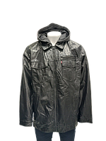Чоловіча куртка косуха Levi's Чорний Водостійкий,Шкіряний,Внутрішній нагрудник р.2XLT